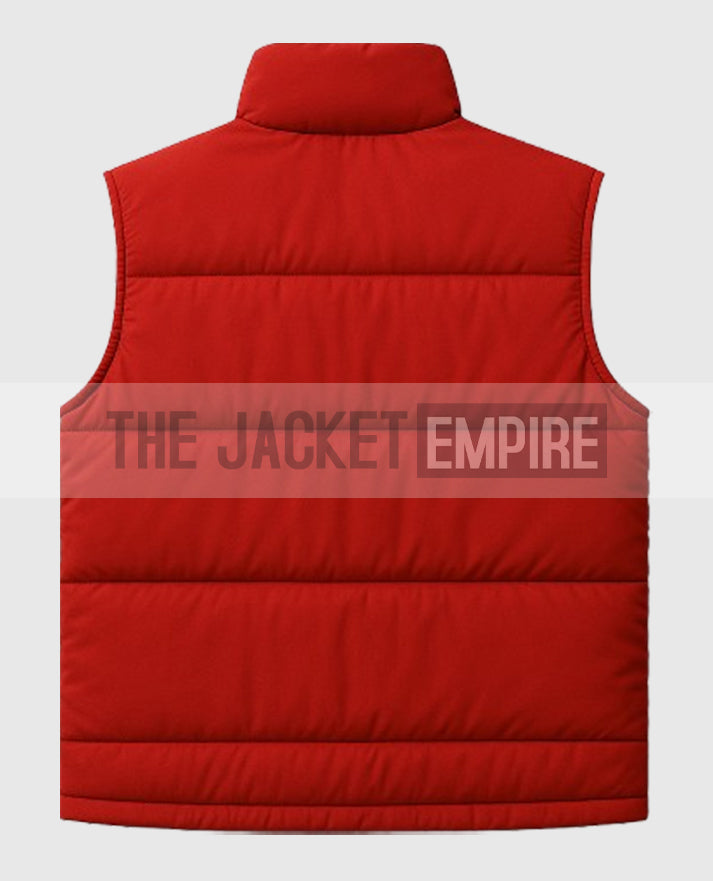 Back to the Future Marty McFly Puffer Vest Red