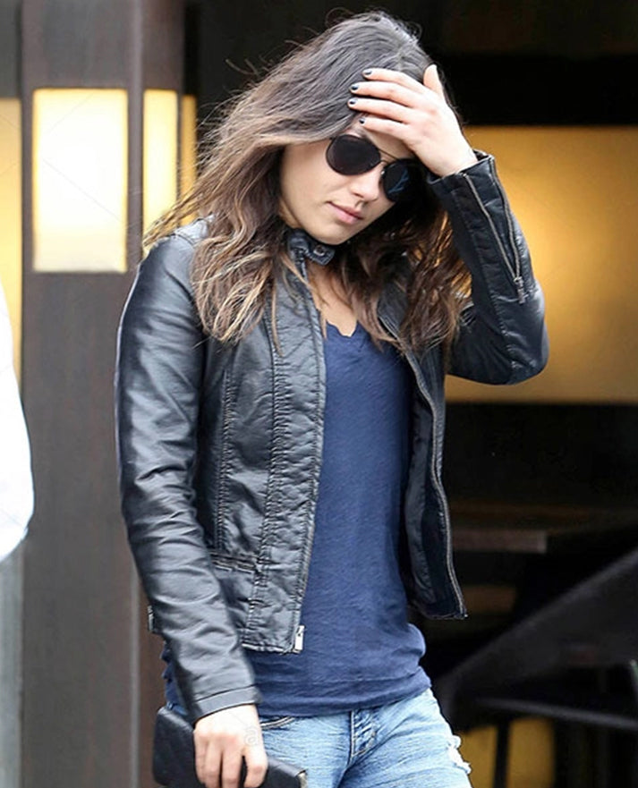 Mila Kunis Leather Jacket