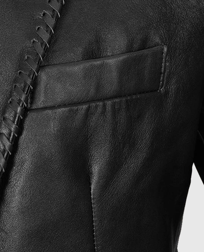 Men's Leather Medieval Blazer