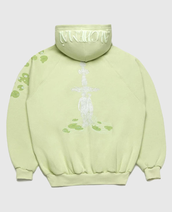Alchemai Anti Vax Green Hoodie