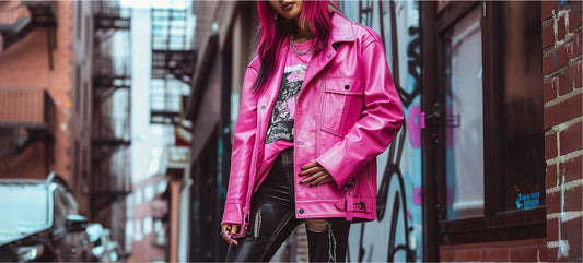 How to Style a Pink Leather Jacket: Chic Outfit Ideas for Women