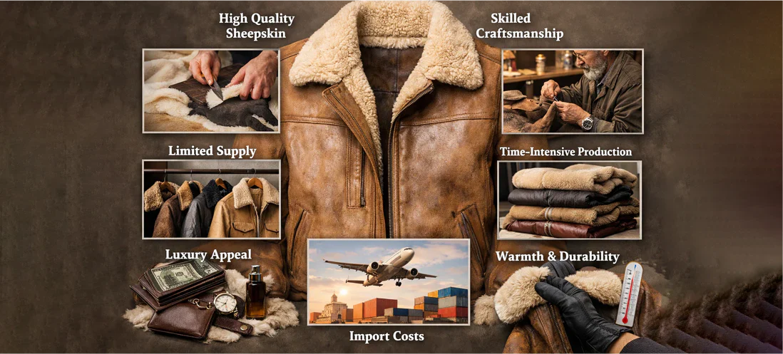 Why Are Shearling Jackets So Expensive? Key Facts Explained