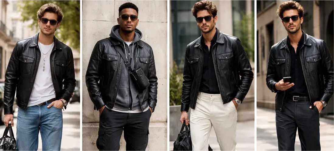 How to Style a Leather Trucker Jacket for Men in 2026