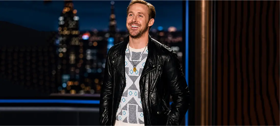How Ryan Gosling Blends Classic Jackets With Modern Style