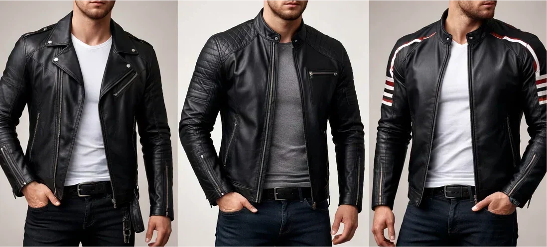 Top 8 Men’s Biker Leather Jackets That Never Go Out of Style