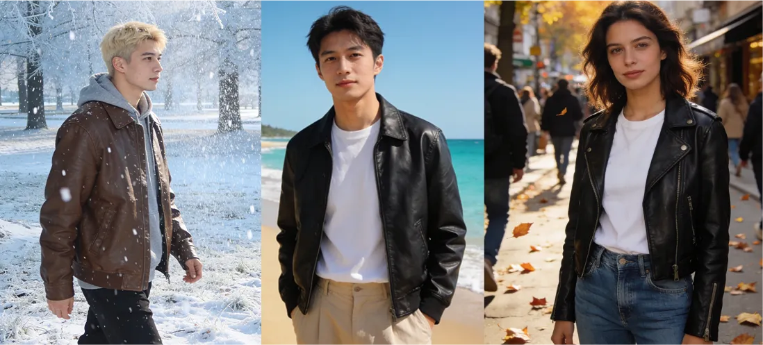 What to Wear with a Leather Jacket? Leather Jacket Combinations
