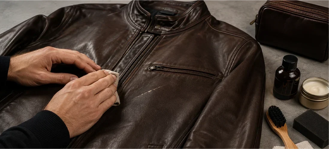How To Repair Leather Jacket Scratches