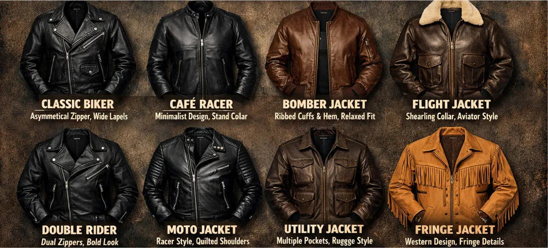 The Ultimate Guide to Different Types of Leather Jackets