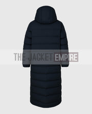 Arsene Wenger Long Black Puffer Coat