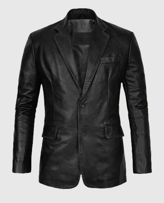 Men's Leather Medieval Blazer