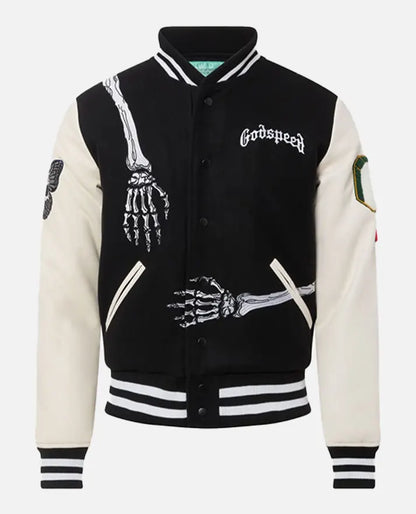 Godspeed Skull Rod Halloween Bomber Jacket