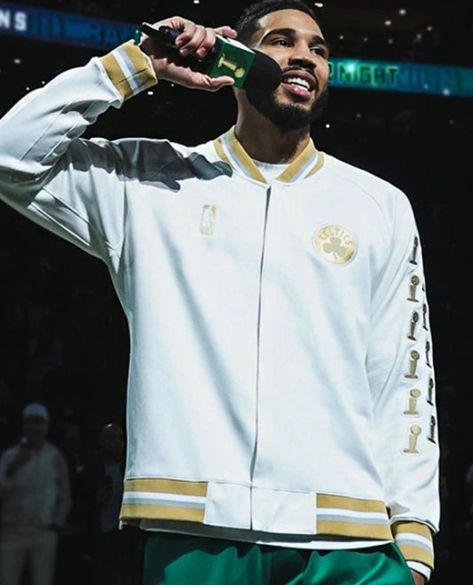 NBA Boston Celtics Trophy Ring Banner Jacket