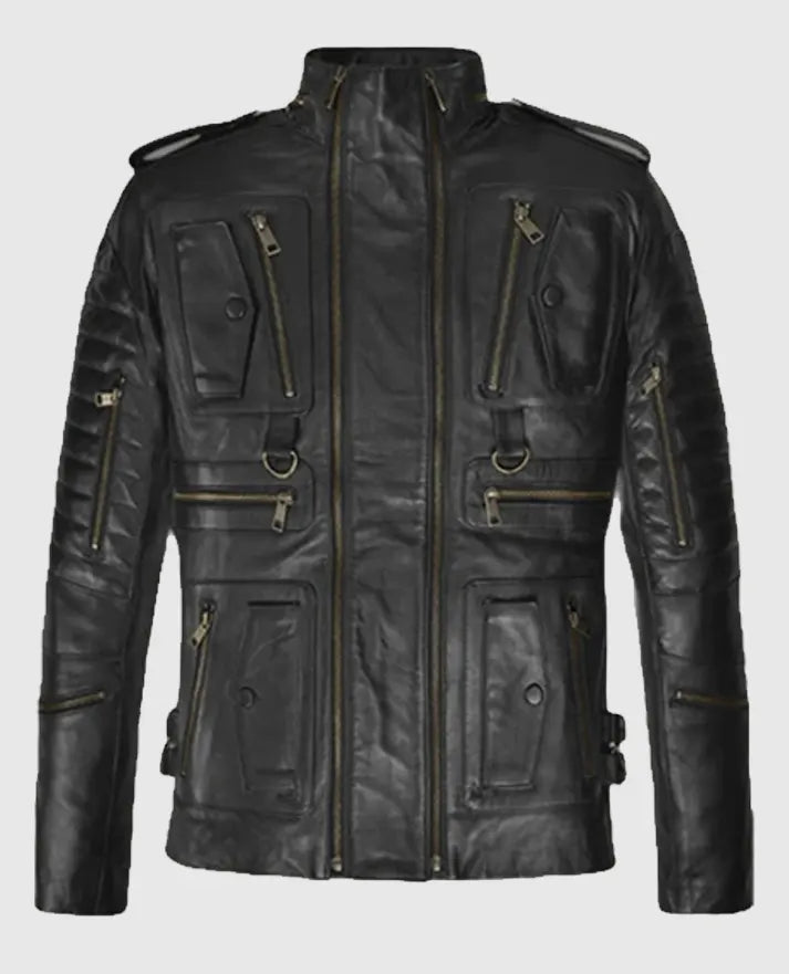 Men’s Classic Black Leather Jacket