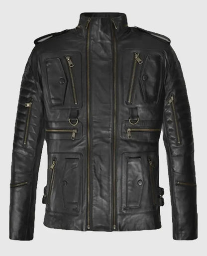 Men’s Classic Black Leather Jacket