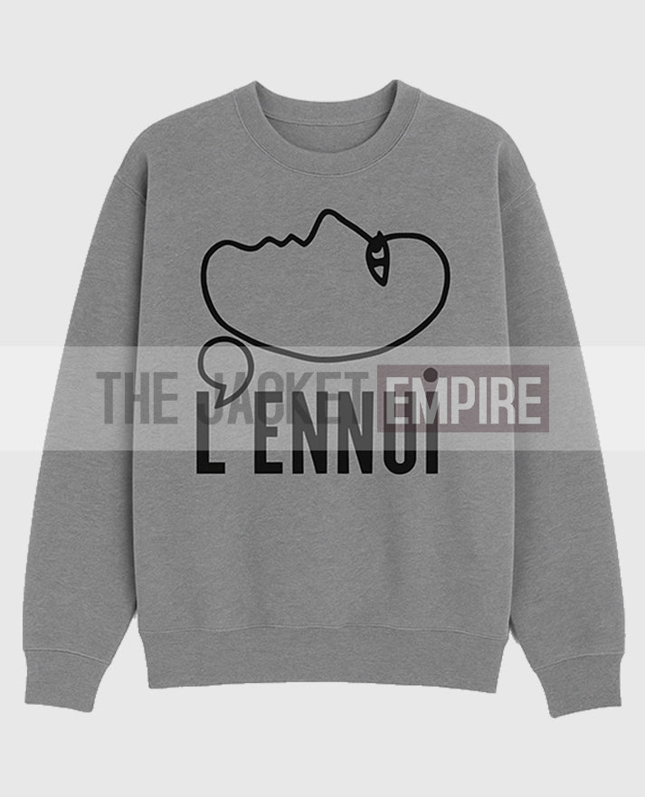 Shrinking S02 Christa Miller Grey Oversized Sweatshirt