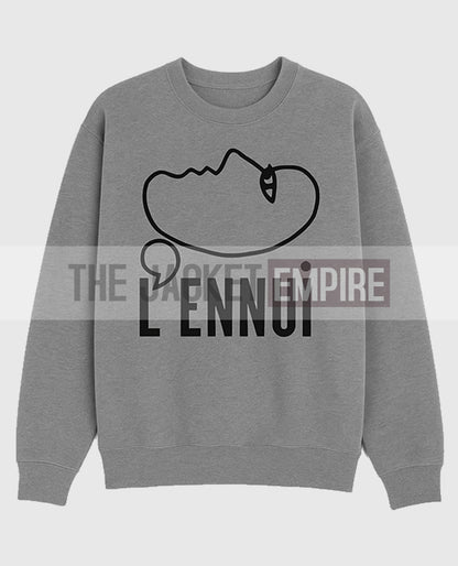 Shrinking S02 Christa Miller Grey Oversized Sweatshirt