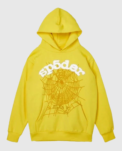 SP5DER Web Suit Hoodie Rhinestone