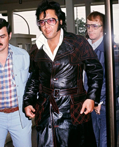 Elvis Presley Leather Long Coat