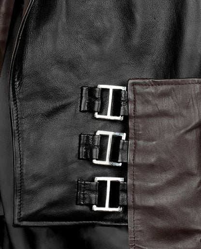 Zoe Saldana Guardians of the Galaxy Vol 2 Leather Coat