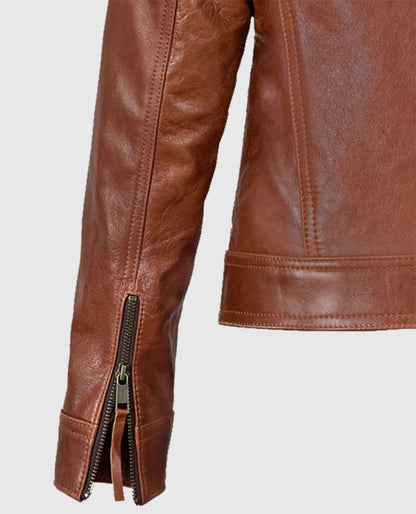 Jennifer Morrison Once Upon A Time Brown Leather Jacket