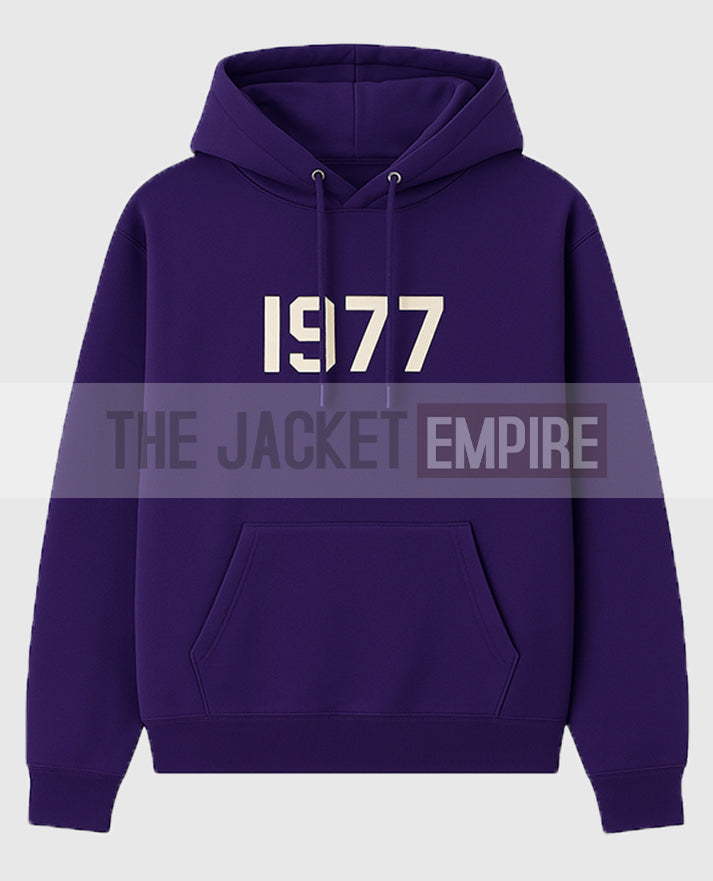 1977 Essentials Purple Hoodie