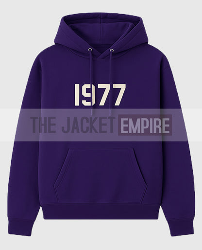 1977 Essentials Purple Hoodie