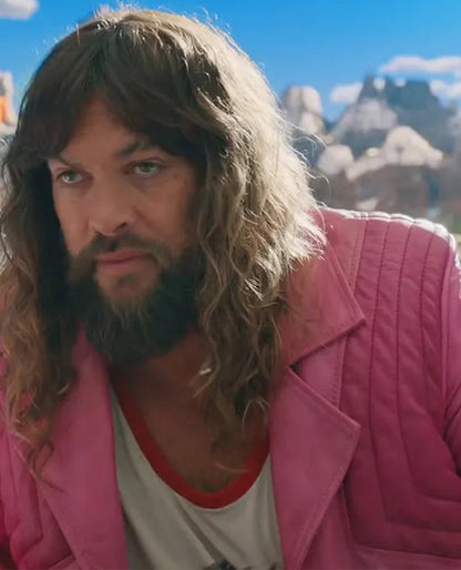 Jason Momoa A Minecraft Movie Leather Jacket