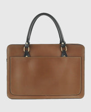 Multi Pockets Laptop Bag (Brown)