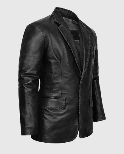 Men's Leather Medieval Blazer
