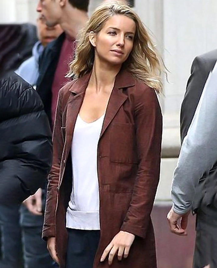 Annabelle Wallis The Mummy Trench Coat