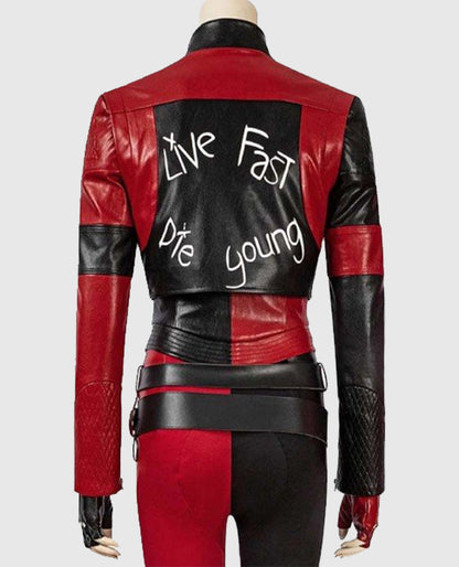 Harley Quinn Live Fast Die Clown Jacket