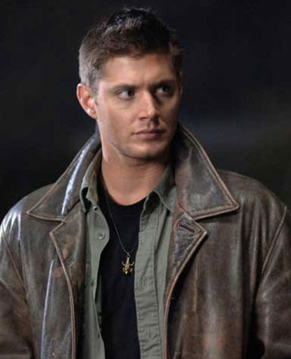 Supernatural Dean Winchester Leather Trench Coat