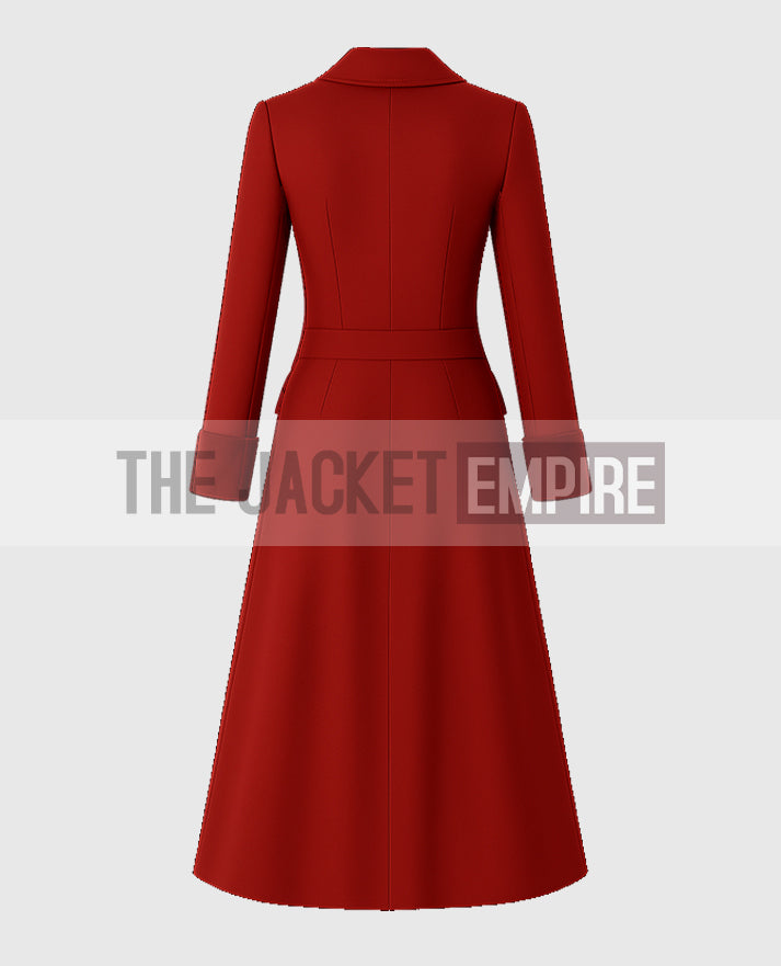 Princess Kate Middleton Red Coat