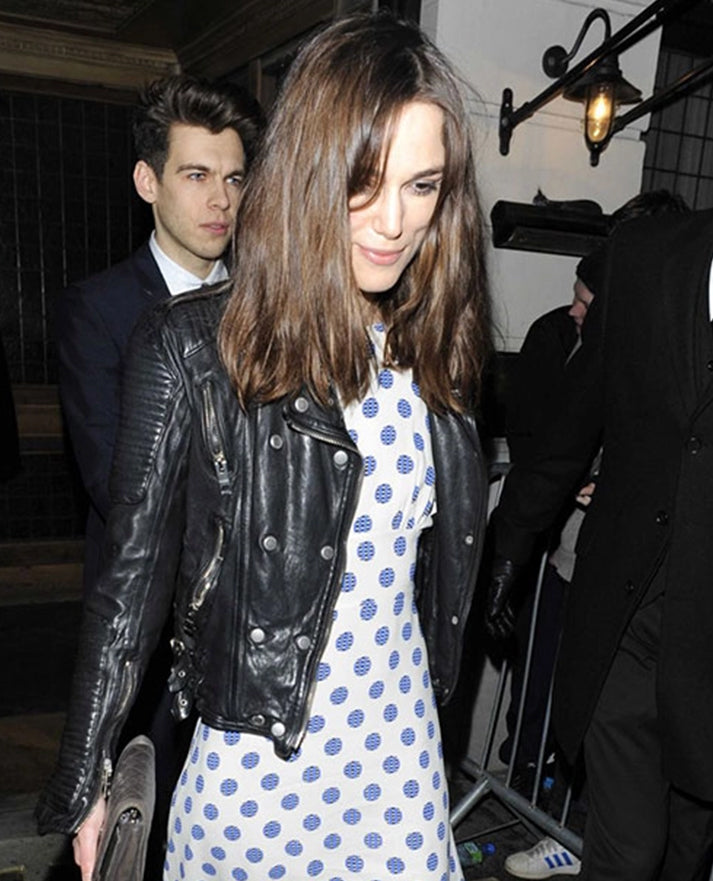 Keira Knightley Leather Jacket