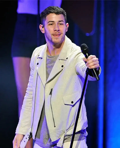 Nick Jonas Leather Jacket