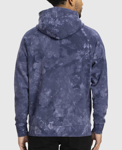 Snorlax Blue Mineral-Wash Pullover Hoodie