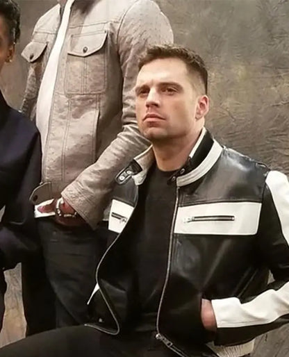 Sebastian Stan Leather Jacket