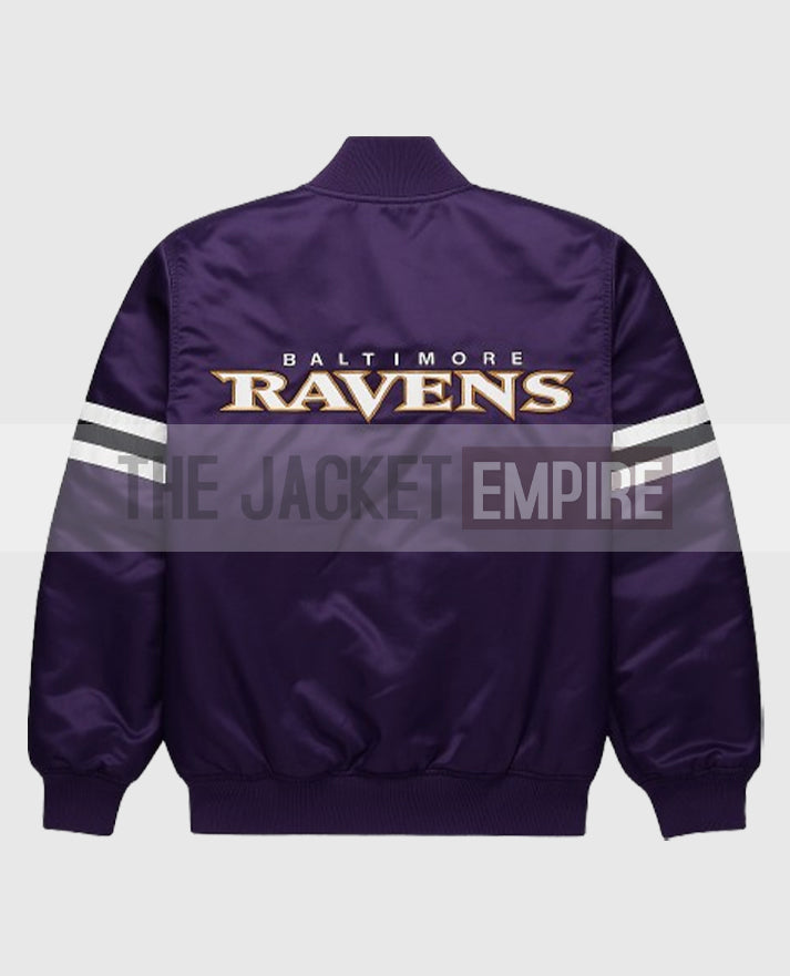 Baltimore Ravens Purple Bomber Jacket