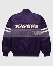 Baltimore Ravens Purple Bomber Jacket