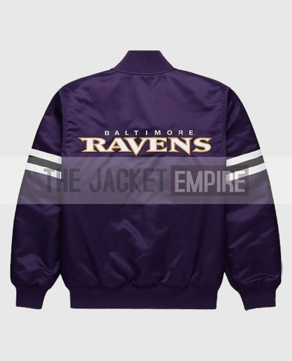 Baltimore Ravens Purple Bomber Jacket