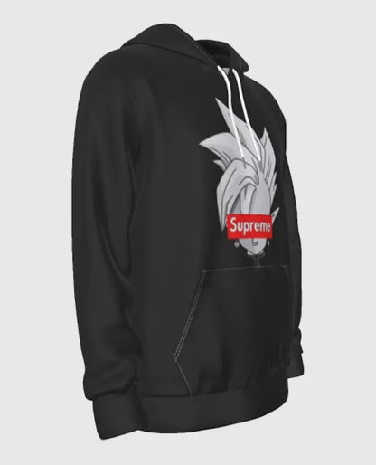 DBZ Shin Supreme Kai Logo Black Hoodie