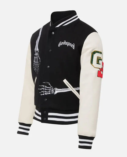 Godspeed Skull Rod Halloween Bomber Jacket
