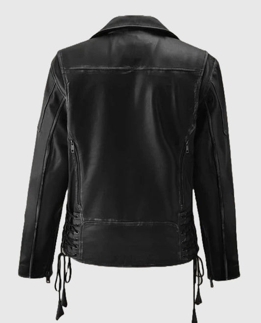 Street Style Biker Leather Jacket For Men