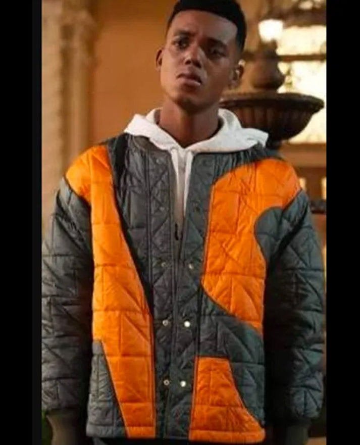 Jabari Banks Bel-Air 2022 quilted jacket