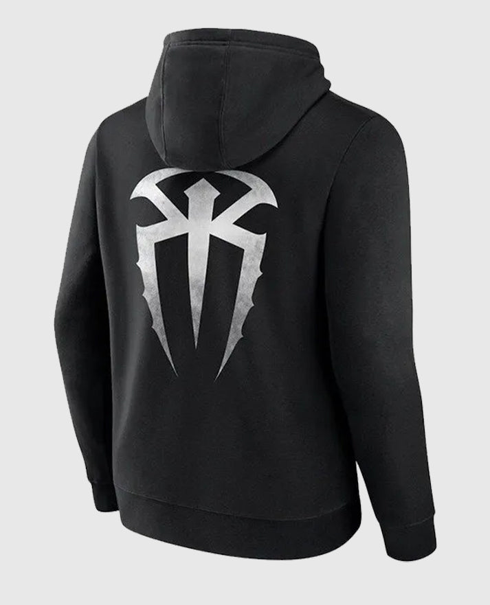 Roman Reigns Levels Above Black Hoodie
