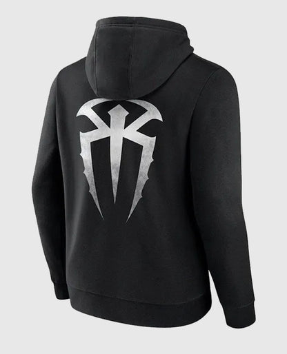 Roman Reigns Levels Above Black Hoodie