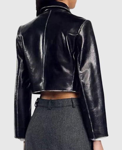 Drew Barrymore Show Christina Ricci Leather Jacket