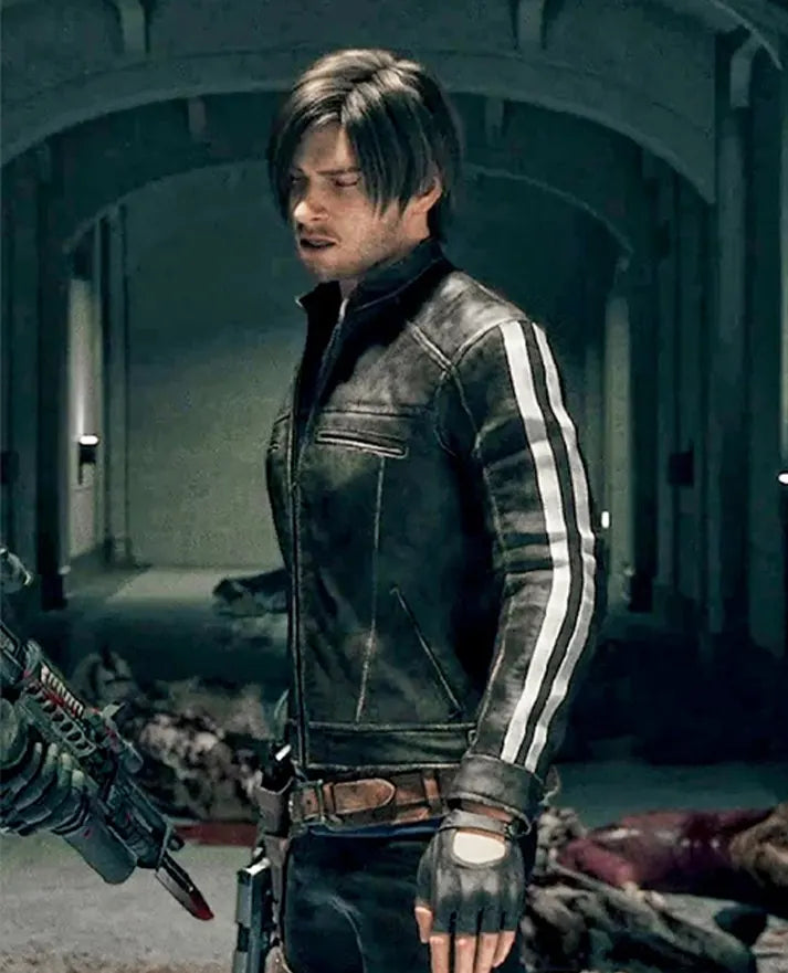 Resident Evil Vendetta Leon Kennedy Leather Jacket