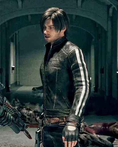 Resident Evil Vendetta Leon Kennedy Leather Jacket