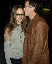 Robert Downey Jr The Singing Detective Leather Blazer